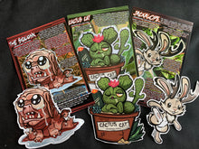 Load image into Gallery viewer, Fearsome critters postcard art prints