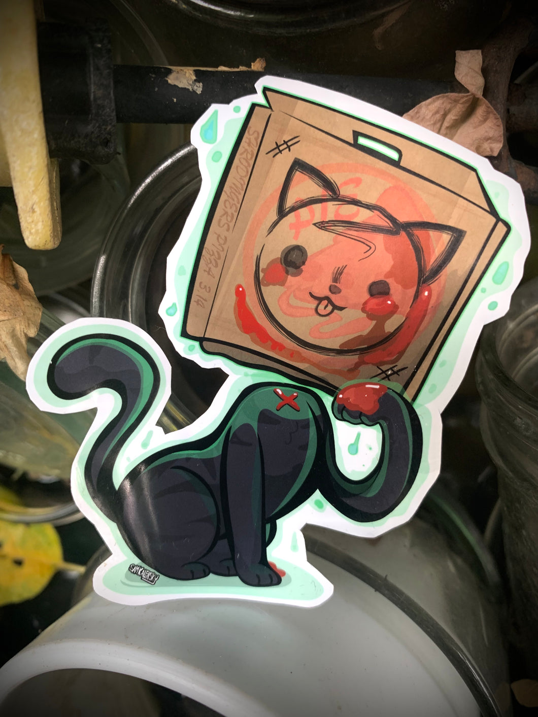 Cardboard Headed, Headless Cat [Cryptid | Alien]