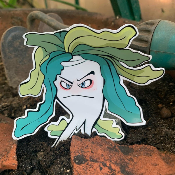 New sticker: Obake daikon