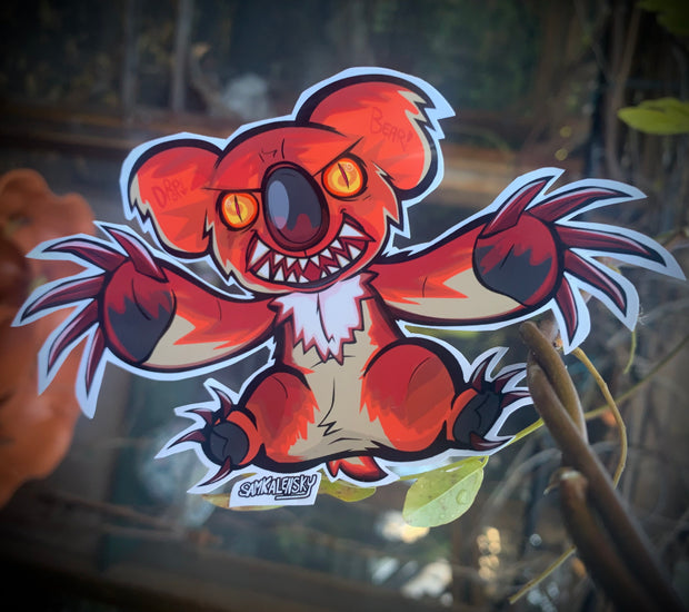New sticker: Drop bear – Sam kalensky