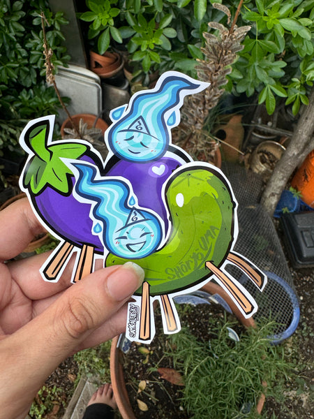 New stickers: Spirit horses and Oxen - [folk crafts]