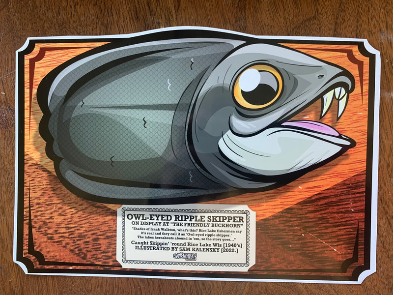 New sticker Owl eyed ripple skipper