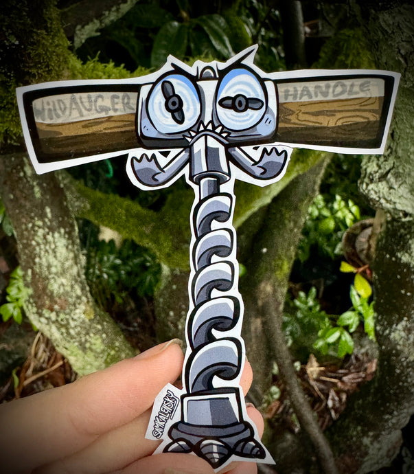 NEW STICKER: Wild Auger Handle - [Fearsome Critter] -