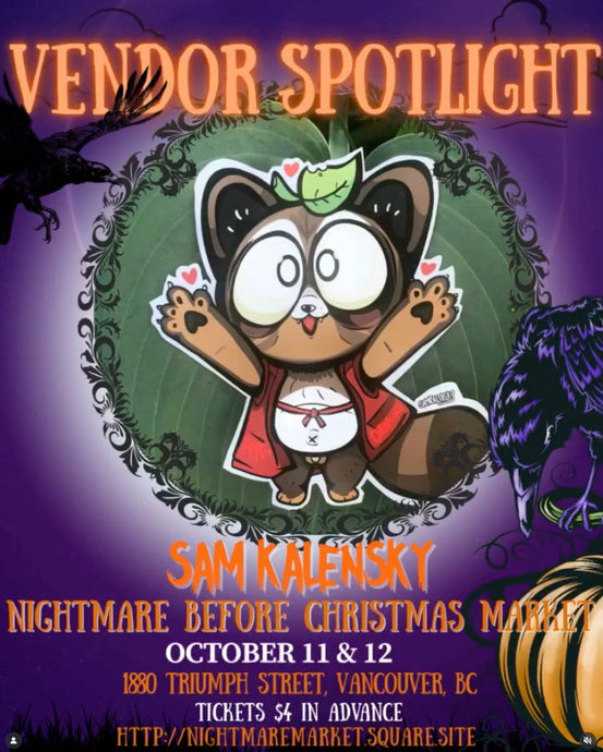 See you this weekend at nightmare before Xmas market!