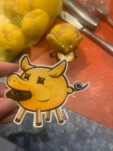 Lemon Pig - [Charm|Folktoy]