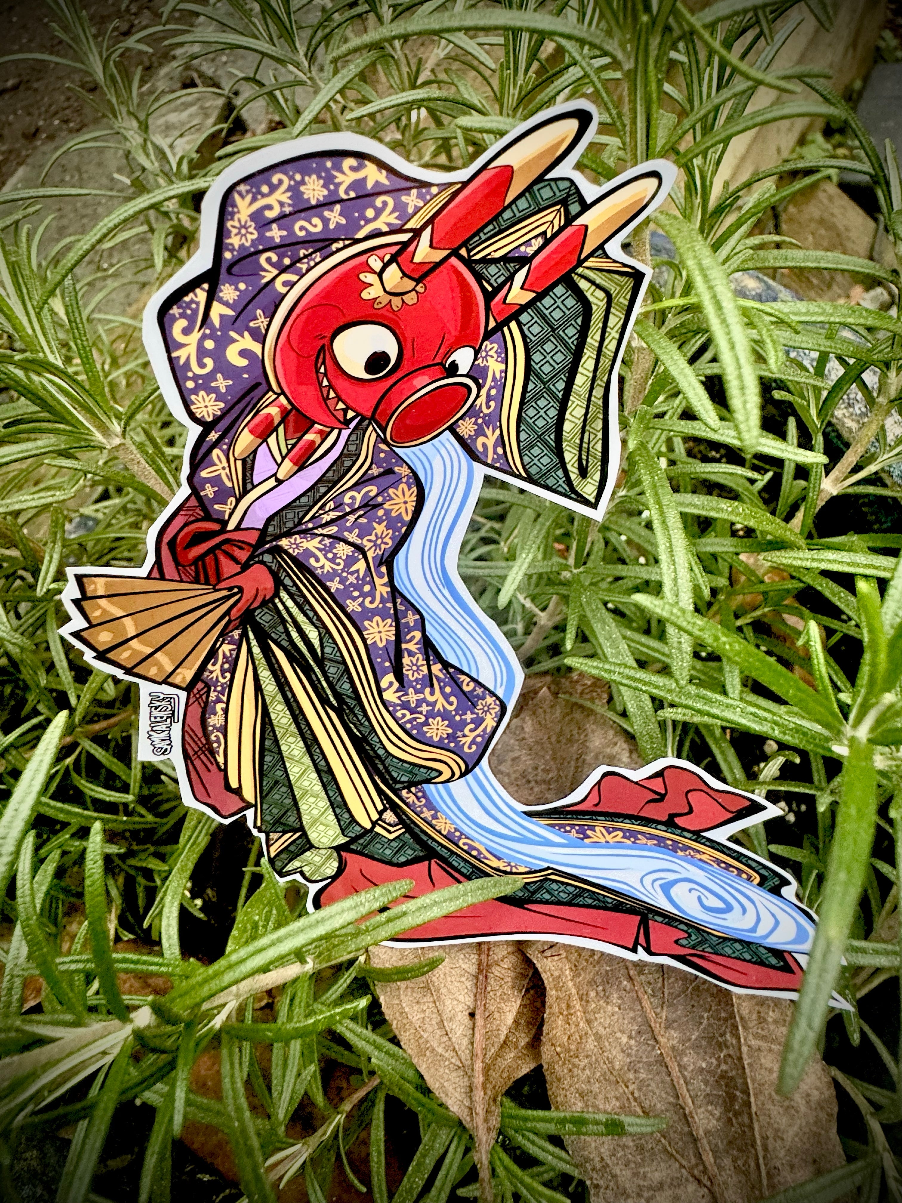 Tsuno-Hanzo - 角盥漱 - [Yokai | Tsukumogami] – Sam kalensky