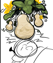 Load image into Gallery viewer, The Hanging Gourds - ino mononoke roku 稲生物怪録 [Day 3] yokai sticker