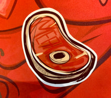 Load image into Gallery viewer, MEAT sticker samkalensky series