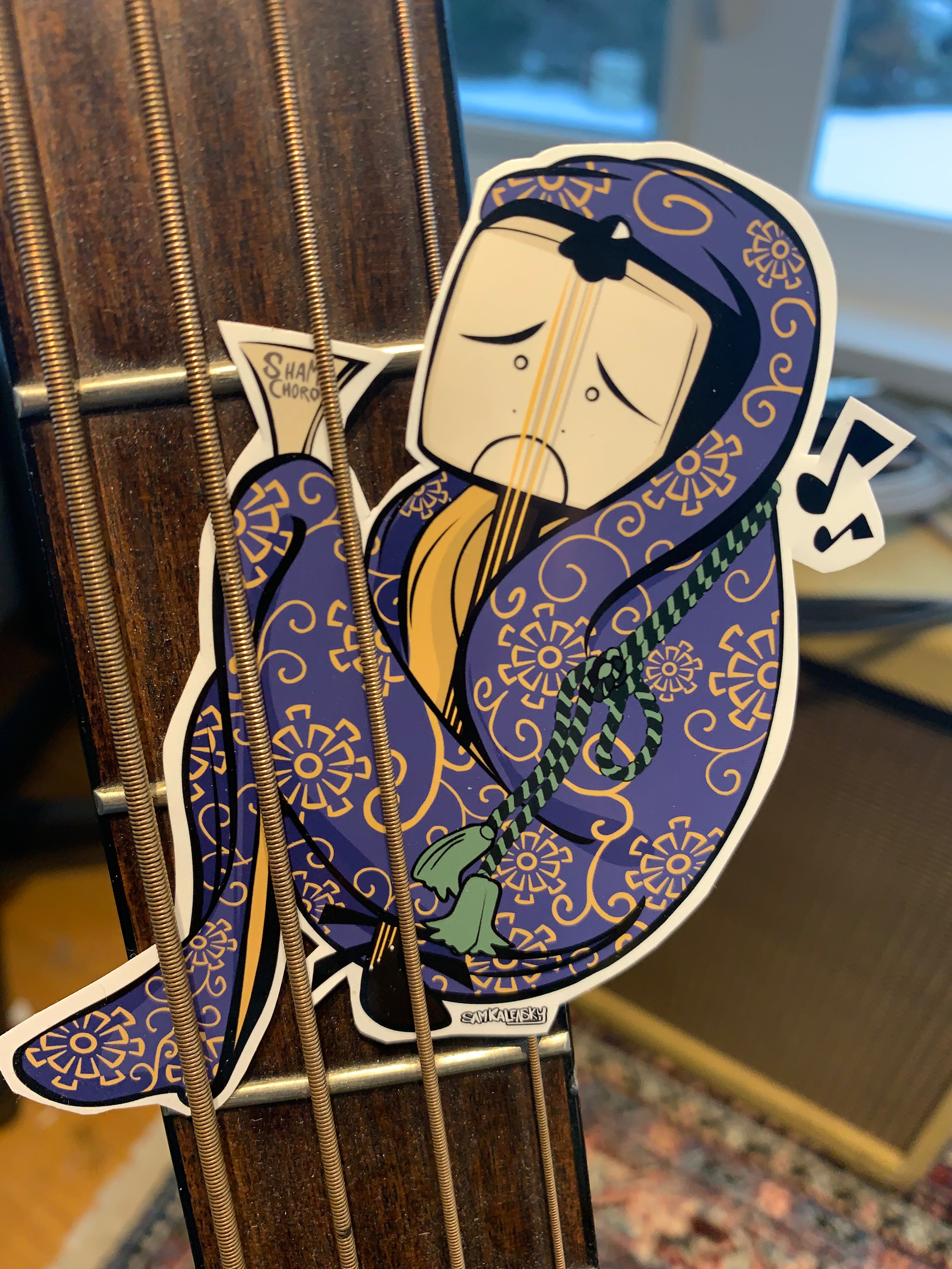 Shami-chōrō - 三味長老 - [Yokai | Tsukumogami] – Sam kalensky