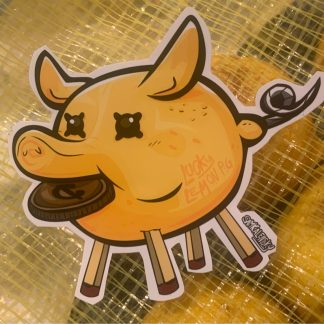 Lemon Pig - [Charm|Folktoy]