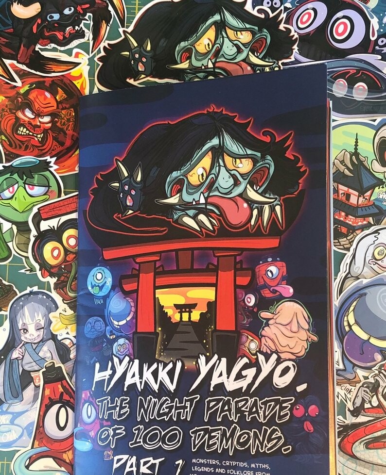 Yokai Zine – Hyakki Yagyo – Night Parade of 100 Demons - PART 1
