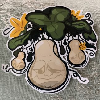 The Hanging Gourds - ino mononoke roku 稲生物怪録 [Day 3] yokai sticker