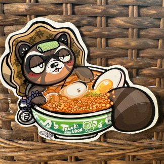 Tanuki Udon - [Food lore | Yokai]