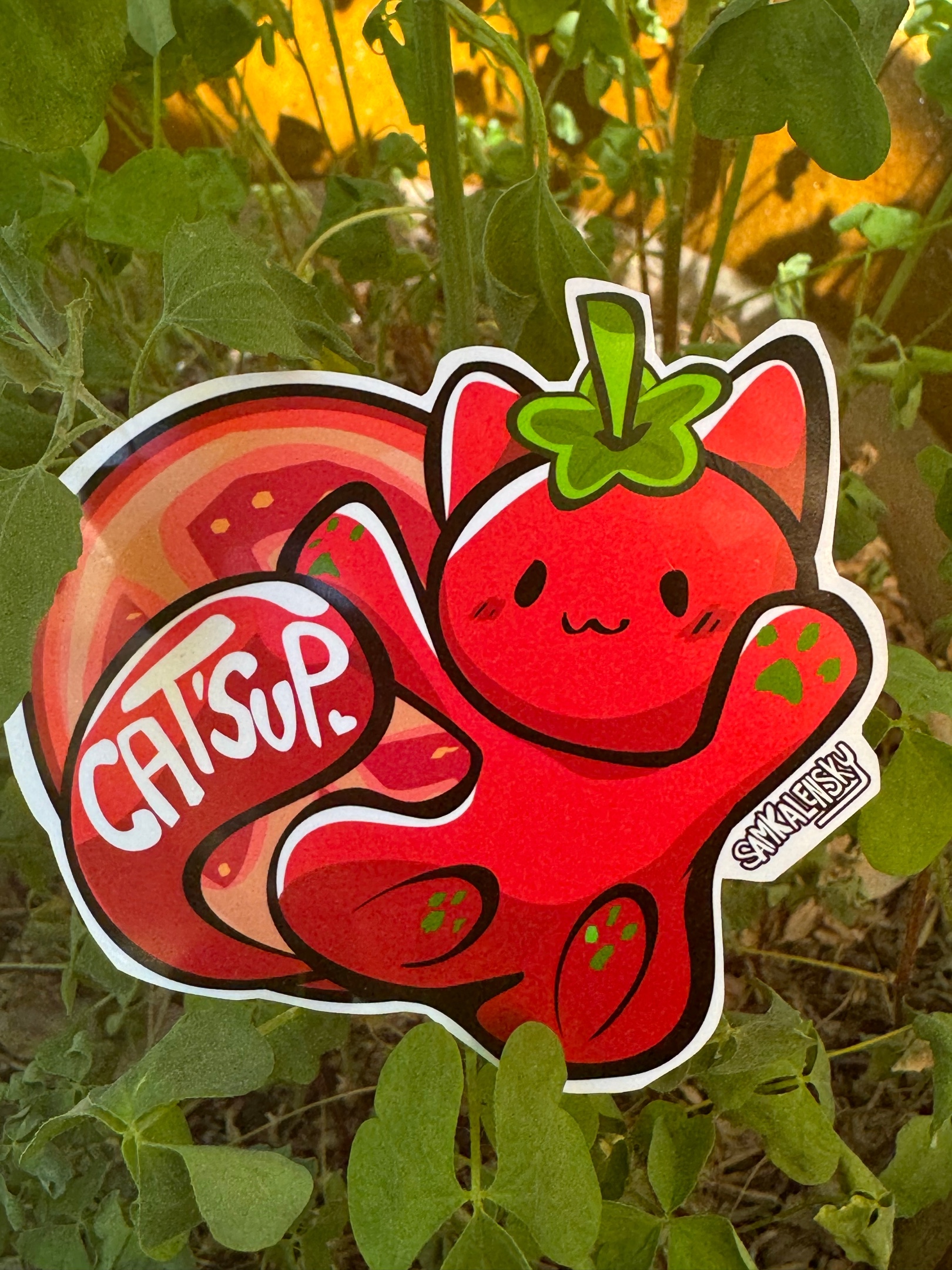 Catsup, Ketchup Mustard Relish - Stickers & Badges - Punny Condiments - Image 3