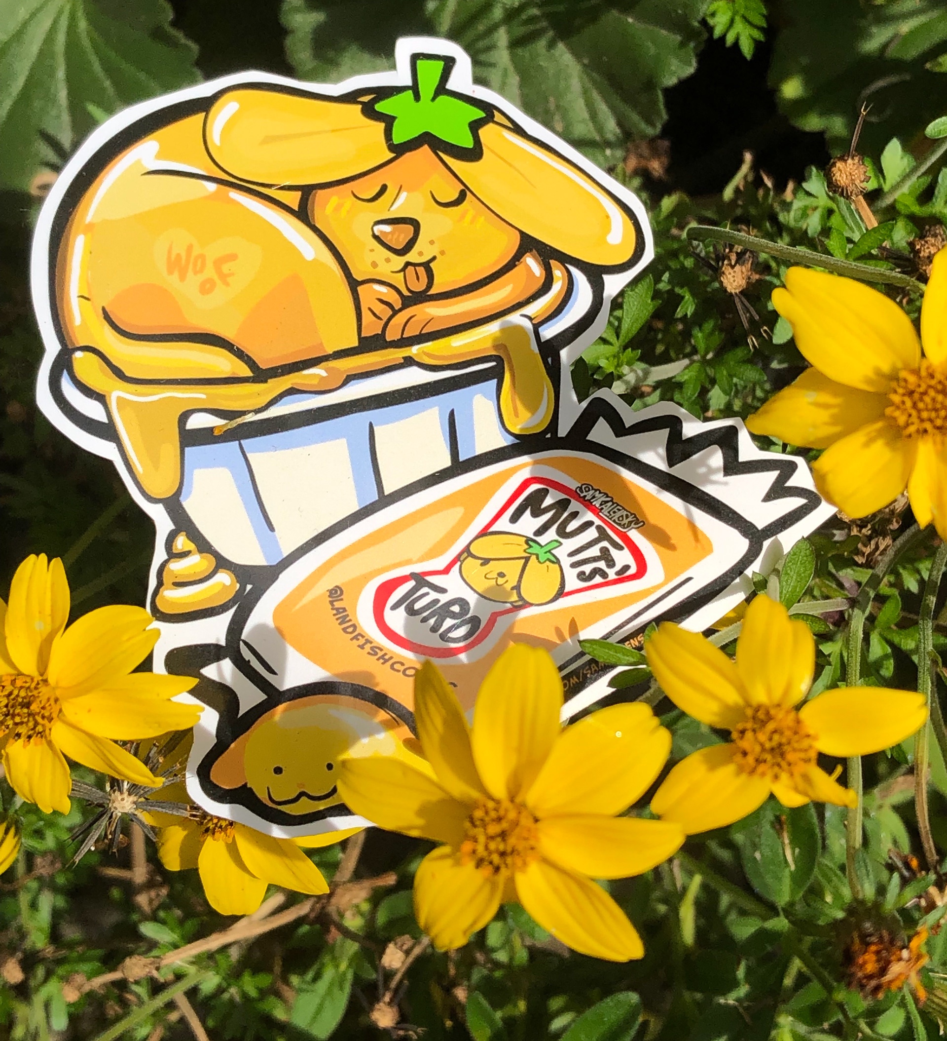 Catsup, Ketchup Mustard Relish - Stickers & Badges - Punny Condiments - Image 5