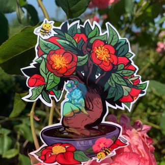 Furutsubaki no rei - 古椿の霊 - [Yokai Bonsai]