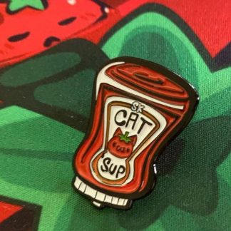 CatSup Enamel Pins